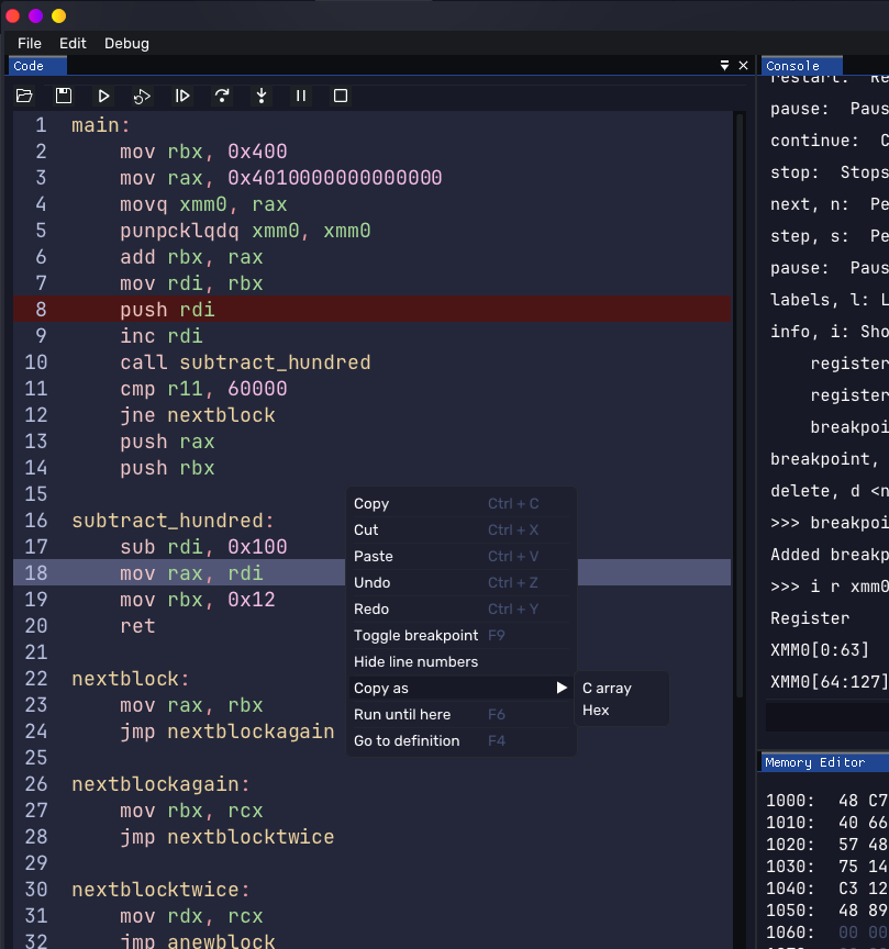 ZathuraDbg: Open-Source GUI Debugger for Assembly | Learn Assembly with ...